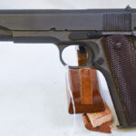 SOLD US WWII REMINGTON RAND 1911A1 US ARMY SERVICE PISTOL, VERY LATE JUNE, 1945 PRODUCTION, MINT CRISP!