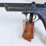 SOLD, VERY SCARCE MANNLICHER MODEL 1905 PISTOL, NOT ARGENTINE! NON IMPORT, MATCHING, NICE!