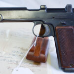 Sold SCARCE GERMAN WWI M1912 STEYR HAHN PISTOL, 1916 BAVARIAN ISSUE, WITH WWII CAPTURE PAPERS! VERY NICE!