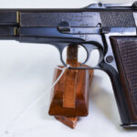 SOLD EXTREMELY RARE 1937 ESTONIAN CONTRACT FN HIGH POWER PISTOL, MARKED E.V. FOR THE REGULAR ARMY, VERY SHARP!