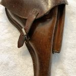 SOLD German WWl 1918 Sattler Nurnberg Luger holster…Depot Marked with Luger tool