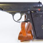 SOLD, EXCEPTIONAL WALTHER PP PISTOL, LATE 1944 GERMAN ARMY WAFFENAMTED, MILITARY FINISH, MINT CRISP!
