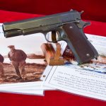 SOLD ,  DOCUMENTED, RARE & IMPORTANT US NAVY ISSUED COLT 1911A1 PISTOL, ISSUED TO NAVY WARRANT OFFICER, WAS AT D-DAY & IWO JIMA!