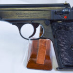 SOLD, EXCEPTIONAL WALTHER PP PISTOL, EARLY 1944 GERMAN ARMY WAFFENAMTED, MILITARY FINISH, MINT CRISP!