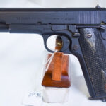 SOLD EXCEPTIONAL, ULTRA RARE WAFFENAMTED 1945 NORWEGIAN M1914 PISTOL, FINAL SHIPMENT TO KRIEGSMARINE, APRIL 24, 1945, MINT CRISP!