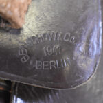 SOLD, VERY SCARCE 1941 GECO MADE & WAFFENAMTED HOLSTER FOR THE SAUER 38H PISTOL, VERY SHARP!