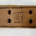 SOLD  U.S. WWl-WWII 1903 SPRINGFIELD/M1 GARAND SLING - HOYT 1918, WELL MARKED!