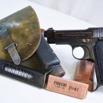 Sold - ITALIAN ARMY WWII 1940 BERETTA MODEL 1934 PISTOL, MINT FULL RIG, & ULTRA RARE 1941 AMMO TOO!