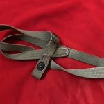 SOLD Original WWll U.S., M1 Carbine OD green (olive drab) unmarked C-tip sling…getting hard to find, near MINT condition