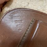 SOLD Original German WWll Schambach & Co., Berlin 1942 holster for the Mauser Hsc - Sauer 38h Holster…MINT!
