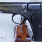 SOLD , ULTRA RARE GERMAN WWI IMPERIAL PROOFED JÄGER PISTOL, ONLY 2000 SO MARKED, VERY CRISP CONDITION, IMPOSSIBLE TO LOCATE!