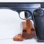 SOLD FN MODEL 1922 PISTOL, WWII ERA, QUEEN WILHELMINA MARKED DUTCH PISTOOL M25 No.2, .380/9mmK, MINT CRISP!