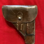HOLSTERPALOOZA! GERMAN WWII MAUSER HSc HOLSTER, EARLY jhg 42 CODED, WELL MARKED!