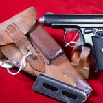 SOLD SCARCE GERMAN WWI IMPERIAL ARMY PROOFED J.P. SAUER MODEL 1913 PISTOL, FULL RIG! VERY CRISP & HARD TO FIND!
