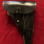 Sold Oct 26ORIGINAL WW2 MINT GERMAN POLICE EAGLE STAMP P38 HOLSTER
