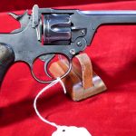 SOLD BRITISH ARMY VERY EARLY 1932 PRODUCTION ENFIELD No2 MkI .38/200 SERVICE REVOLVER, UN-ALTERED HAMMER & VERY SHARP!