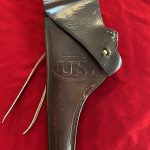 SOLD U.S. WWI GRATON & KNIGHT 1917 DATED M-1917 REVOLVER HOLSTER, NICE!