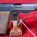 SOLD  RARE LATE WAR, 1945 PRODUCTION WALTHER PP PISTOL, BLANK SLIDE, MATCHING, AC CODE WITH CORRECT "W" MAG, MINT CRISP!