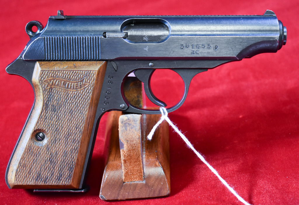 SOLD RARE LATE WAR, 1945 PRODUCTION WALTHER PP PISTOL, BLANK SLIDE 