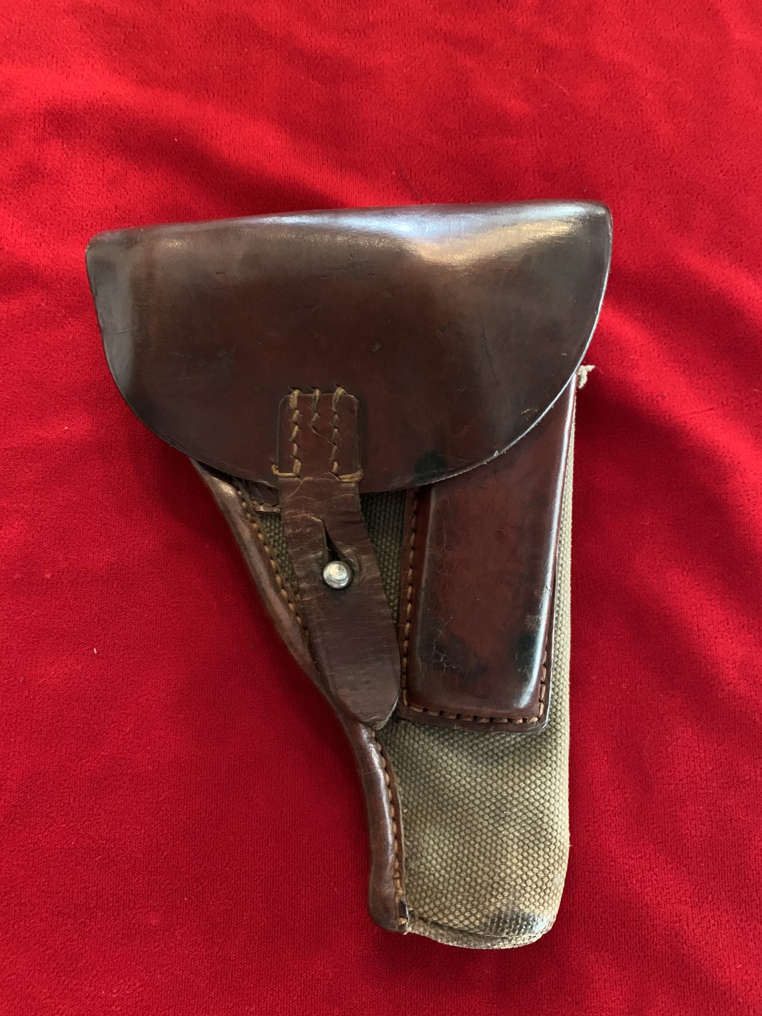 SOLD 1941 Dated Luftwaffe Femaru M37, Tropical Canvas & Leather Holster ...