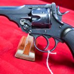 SOLD  EXCEPTIONAL & SCARCE  BRITISH WWI 1915 DATED WEBLEY MARK V SERVICE REVOLVER, IN ORIGINAL .455 WEBLEY CALIBER, YOUR BEST FRIEND IN THE TRENCH!