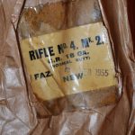 SOLD , NEW MUMMY WRAPPED & UN-ISSUED No4. Mk2. (F) LEE ENFIELD RIFLE, 6-1955 PRODUCTION!  BRAND NEW 67 YEAR OLD RIFLE!