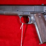 SOLD VERY RARE OSS ISSUED US WWII ITHACA 1911A1 US ARMY SERVICE PISTOL, JAN, 1944, SHIPMENT TO ROSSLYN, VA, VERY SHARP!