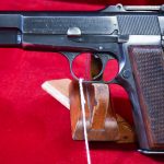 SOLD  NAZI OCCUPATION DEC, 1941 “TANGENT SIGHT” FN HIGH POWER PISTOL, WaA140 PROOFED, VERY SHARP!