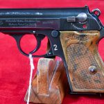SOLD WALTHER PPK PISTOL, 1935 HIGH POLISH COMMERCIAL VARIANT, MARKED FOR PRIVATE SECURITY USE, VERY SHARP EXAMPLE! CONSIGNMENT SALE!
