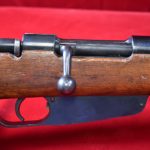 SOLD ITALIAN WWII CARCANO MODEL 38 CARBINE IN 6.5 CALIBER, GARDONE VAL TROMPIA 1942, VET BRING BACK, MATCHING & CELANING ROD, VERY SHARP!