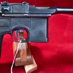 SOLD, VERY SCARCE 1921 FRENCH GENDARME CONTRACT 7.63mm MAUSER C96 BROOMHANDLE PISTOL, VERY SHARP!