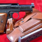 SOLD ULTRA RARE, MAUSER 1934 PISTOL, NAZI POLICE EAGLE/L MARKED, ONLY 500 MADE, COMPLETE FULL RIG, VERY SHARP!
