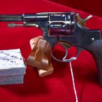 Sold  1902 PRODUCTION SWEDISH M/1887 NAGANT SERVICE REVOLVER, WITH AMMO, MINT CRISP!