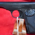 SOLD 1932 FN MODEL 1910 PISTOL, .32 auto, WITH FN FACTORY LETTER, SHIPPED TO GECO IN GERMANY IN 1932, MINT SHARP!