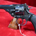 SOLD  EXCEPTIONAL & VERY RARE, 1912 NEW SOUTH WALES AUSTRALIAN GENERAL POLICE MARKED WEBLEY MARK IV .455 SERVICE REVOLVER, THE “BOER WAR MODEL”, MATCHING & MINT CRISP!