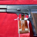 SOLD NAZI OCCUPATION FN HIGH POWER PISTOL, FIXED SIGHT, “a” BLOCK MID 1943 PRODUCTION, MINT SHARP!