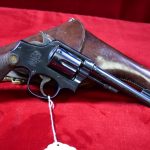 SOLD, BRITISH ARMY ISSUED, 1940 SMITH & WESSON K200 M&P SERVICE REVOLVER, RIGGED OUT WITH OFFICERS HOLSTER & AMMO, BATTLE OF BRITAIN SPECIAL!