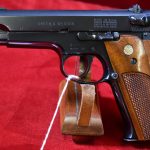 SOLD  WELL DOCUMENTED, EXTREMELY RARE (only 927 made),1964 S&W MODEL 39 STEEL FRAME 9mm PISTOL, LNIB WITH ALL THE GIBLETS!