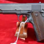 SOLD, EXCEPTIONAL, US WWII ITHACA 1911A1, US ARMY SERVICE PISTOL, MARCH 1944 SHIPMENT TO THE US NAVY, MINT SHARP!