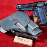SOLD ITALIAN ARMY WWII 1940 BERETTA MODEL 1934 PISTOL, MINT FULL RIG, & ULTRA RARE 1941 AMMO TOO!