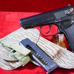 SOLD VERY RARE & IMPOSSIBLE TO FIND NON-IMPORT 1963 EAST GERMAN “PISTOLE M”, MAKAROV PISTOL, 2 MATCHING MAG FULL RIG! MINT CRISP!