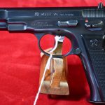 SOLD, VERY SCARCE NON IMPORT 1986 Cz75 PISTOL, RARE COMMERCIAL BLUE FINISH, VERY SHARP!