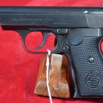 Sold VERY RARE, EARLY 1939 PRODUCTION, J.P. SAUER MODELL 38 PISTOLE, CROWN/N, PAINTED SIGHTS, PRE-SLIDE SAFETY, DOCUMENTED VET BRING BACK!
