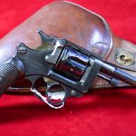 SOLD, FANTASTIC FRENCH WWI ERA Mle 1892 “LEBEL” SERVICE REVOLVER, EARLY 1906 PRODUCTION WITH MINT Mle 1909 HOLSTER TOO!