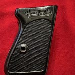 SCARCE ORIGINAL WW2 ONE PIECE WALTHER PPK BLACK GRIP FOR LATE WAR PPK