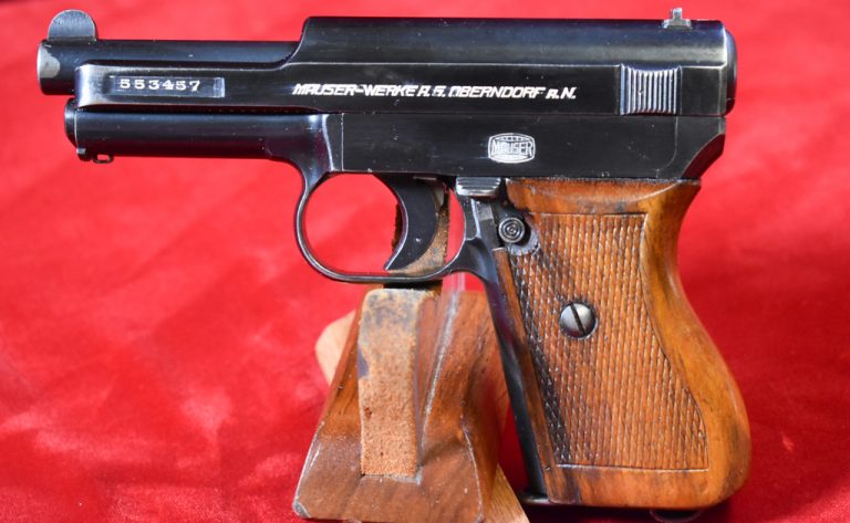 Sold German Kriegsmarine Eaglem Marked 1934 Mauser Pistol Variation 4 Very Sharp Full Rig 2441