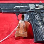 SOLD, EARLY NAZI OCCUPATION 1941 ViZ 35 RADOM PISTOL, “D” BLOCK SLOTTED, ALL MATCHING, VERY SHARP!