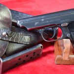 SOLD, ULTRA RARE EARLY WAR DOUBLE EAGLE/37 SAUER 38H PISTOL, 1940 INITIAL ARMY PROCUREMENT, MINT SHARP FULL RIG!