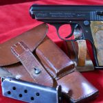 Sold OUTSTANDING 1941 NAZI POLICE EAGLE/C WALTHER PPK PISTOL, FULLY RIGGED OUT WITH RARE RURAL POLICE HOLSTER, MINT CRISP!