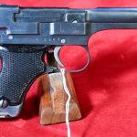 SOLD VERY SCARCE, EARLY 1940 PRODUCTION JAPANESE TYPE 94 NAMBU PISTOL, 15.1 DATE (JAN,1940), MATCHING MAG, MINT SHARP!